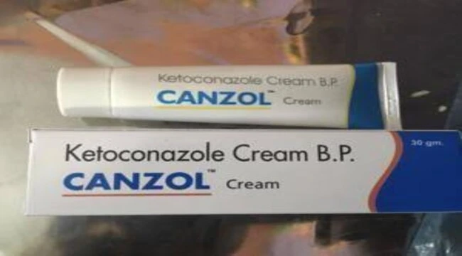 Image shows a tube of canzol cream
