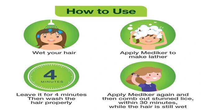 Mediker shampoo how to use