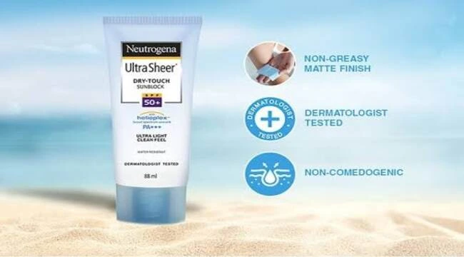 Neutrogena Ultra Sheer Sunscreen ke fayde