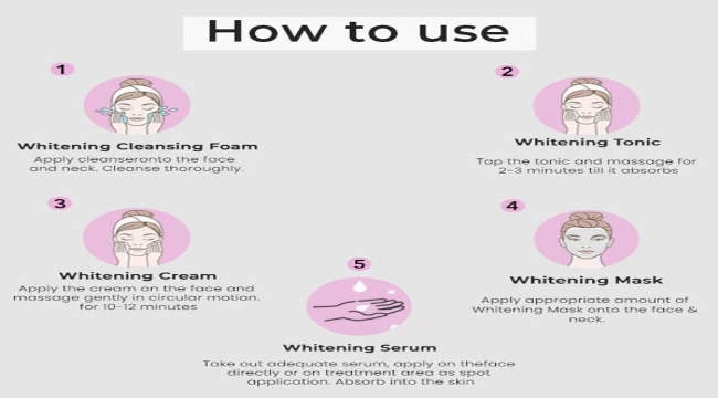 Professional o3+ whitening cream how to use