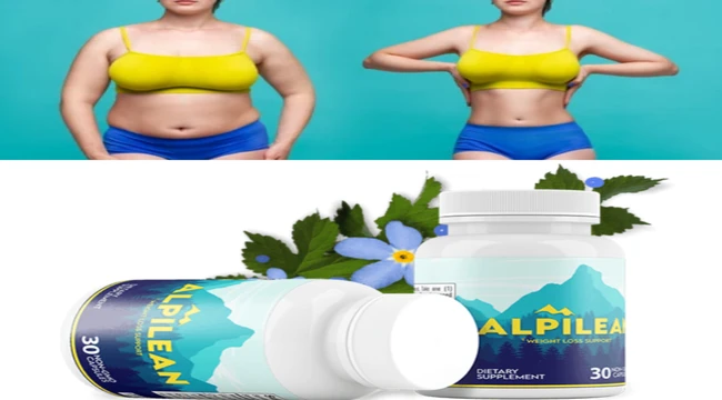A lady showing results on her body of alpilean weight loss support supplement