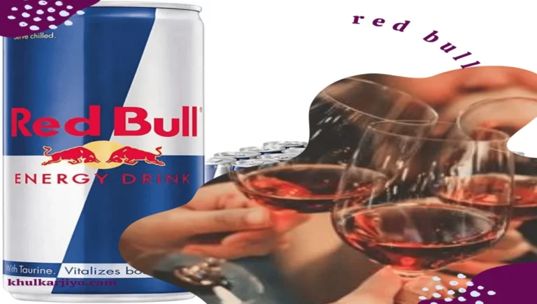 red bull with red bull in glasses