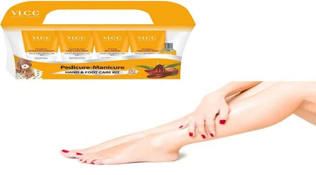 A hand and foots show vlcc Pedicure and manicure kit result