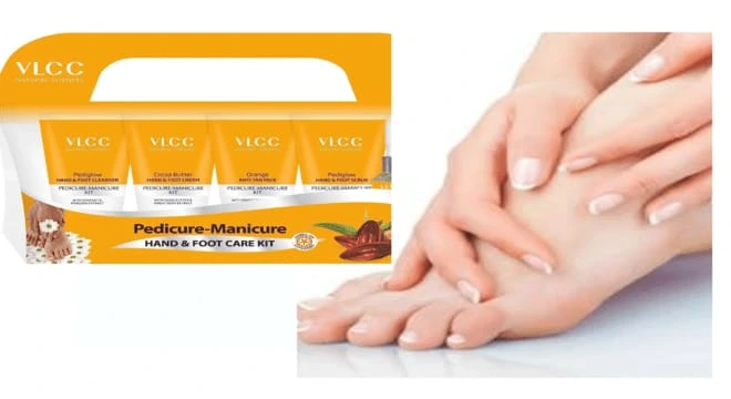 hands and foots show vlcc Pedicure and manicure kit result
