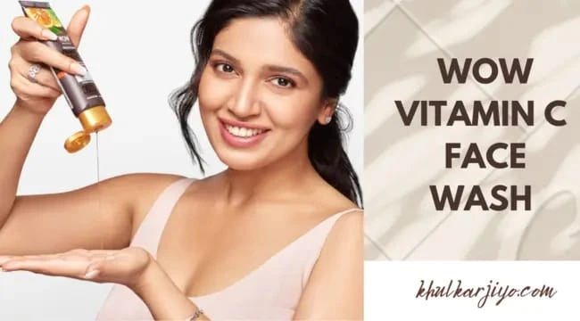 wow vitamin c face wash advertising bhumi pednekar
