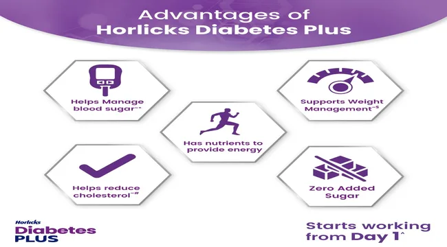 Horlicks diabetes plus benefits
