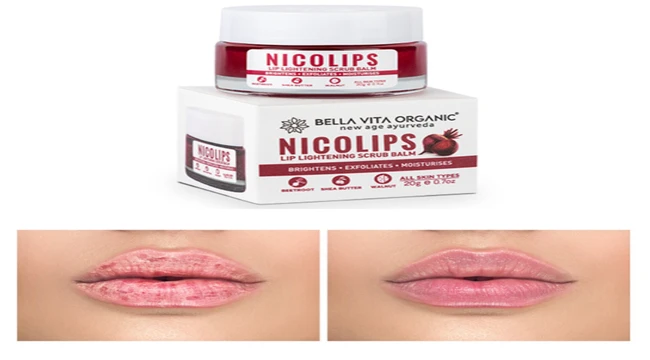 Nicolips before and after