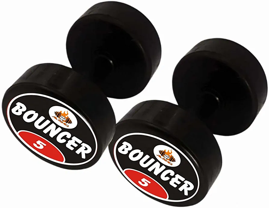 Bouncer Rubber Dumbbells in Hindi